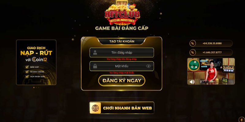 Hướng dẫn đăng ký HITCLUB